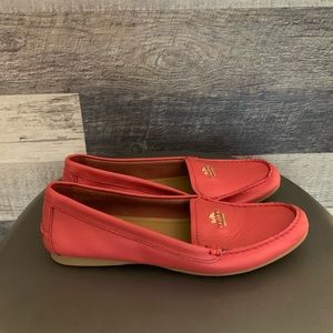 Coach Pink Leather Flats